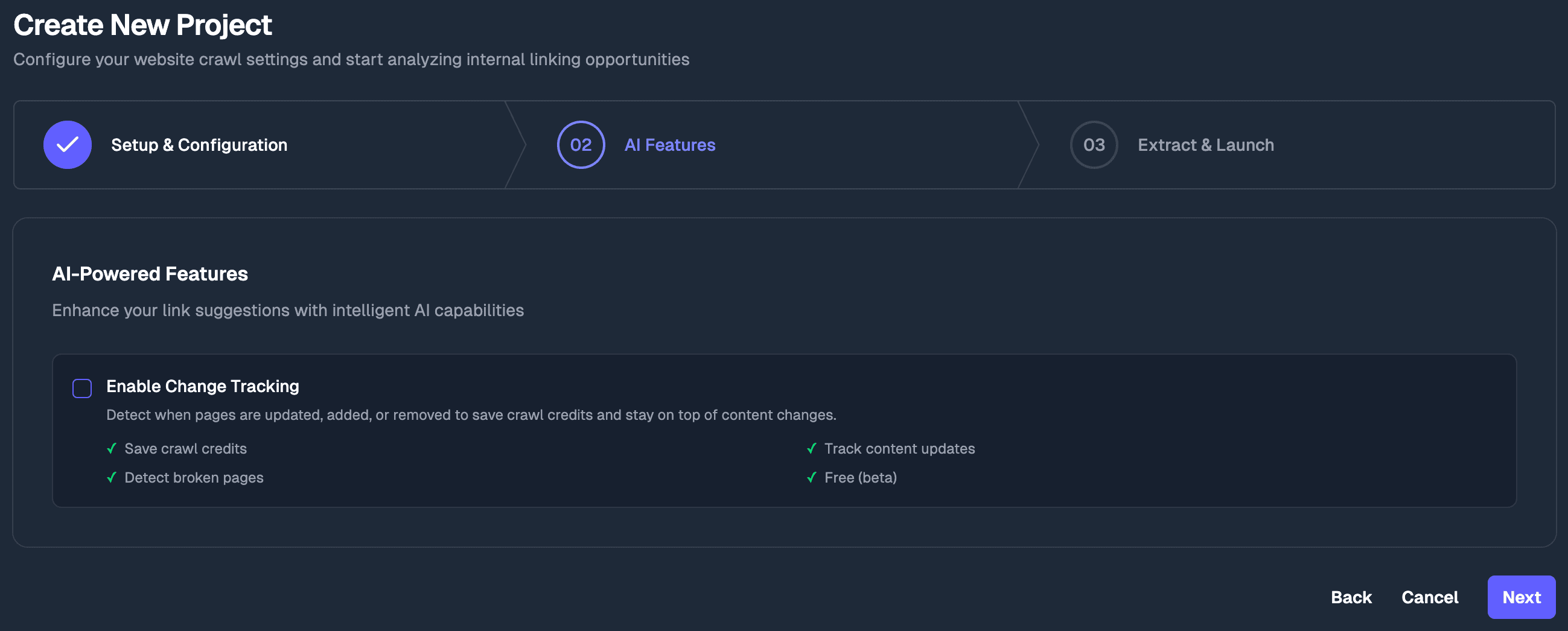 Smart Crawling Dashboard